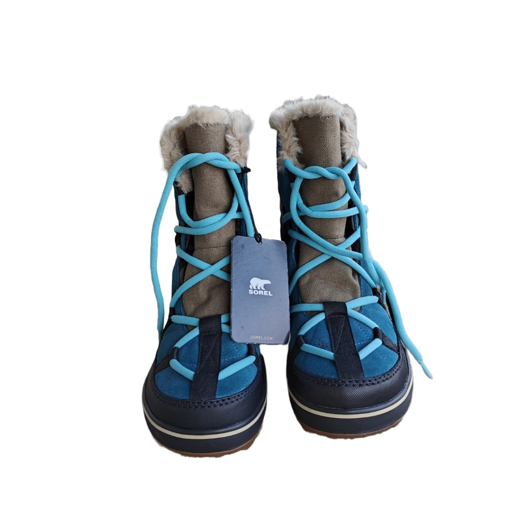 NWT Sorel Snow Boots Teal/Gray/Black Size 8